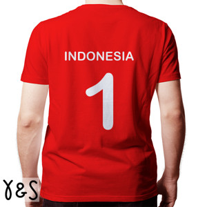 Kaos Jersey Indonesia number 1