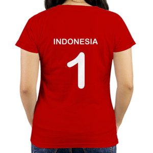 Kaos Jersey Indonesia number 1