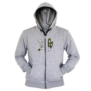 Hoodie Zipper Usopp Jolly Roger Logo - One Piece