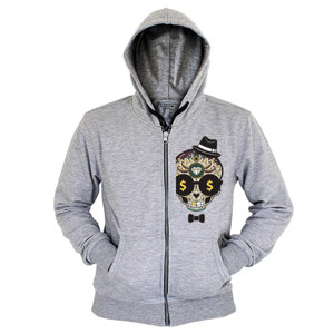 Hoodie Zipper Diamond Dollar Hat
