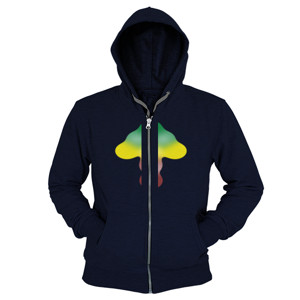 Hoodie Zipper Pohon Warna (Colorful Tree)