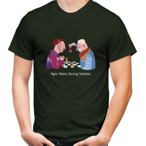 Kaos Ngisi Waktu Maen Catur