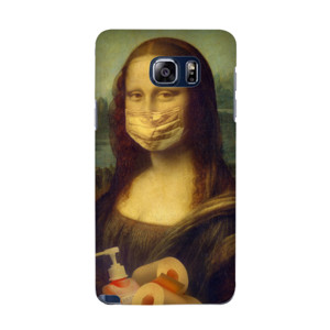 monalisa pakai masker Casing HP
