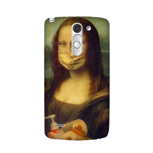 monalisa pakai masker Casing HP