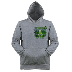 Jaket Hoodie Green City