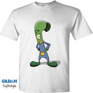 Kaos "2B" Funny Green Character