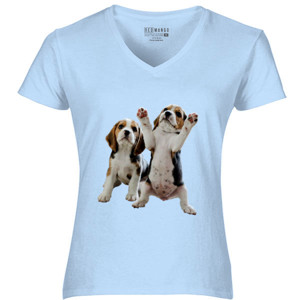 Kaos Anjing Kembar