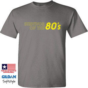 Kaos SURVIVOR OF THE 80's Yellow