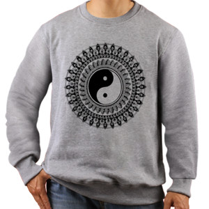 Jaket Sweater Tula Mandala, YinYang