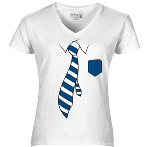 Kaos Kaos Dasi - Striped Blue Tie (SB8Y3)