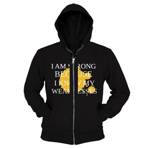 Hoodie Zipper I AM STRONG