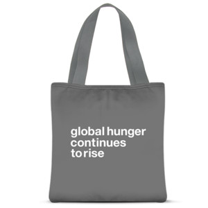 Tas Tote Fullprint global hunger