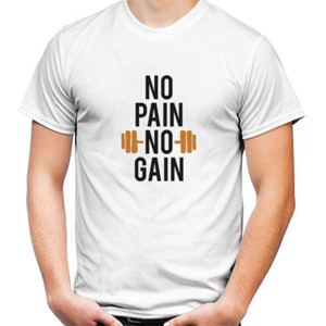 Kaos HOBBY GYM NO PAIN NO GAIN 002 TERANG