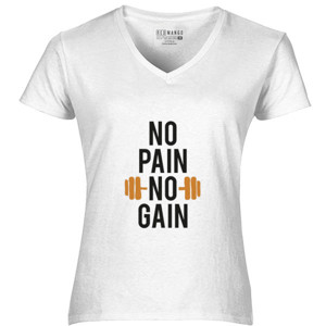 Kaos HOBBY GYM NO PAIN NO GAIN 002 TERANG