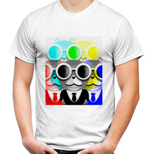 Kaos GLITCH MOSAIC YOCTERO DOG TSHIRT OCTERSON