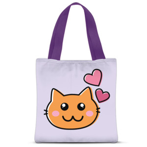 Tas Tote Fullprint Lovely cats