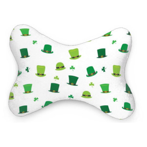 Bantal Mobil St.Patricks Day seamless pattern, hat and clover