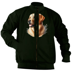 Jaket Bomber Kaos Gambar Anjing 156