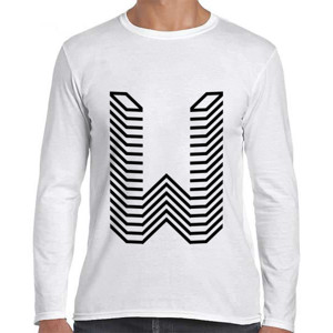 Kaos Logo huruf W gamer