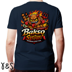Kaos Bakso Syetan Level Neraka
