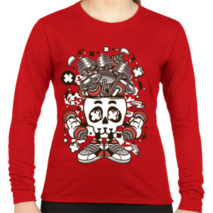 Kaos Barbell Skull Head