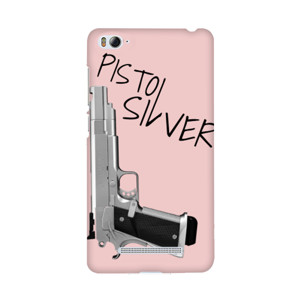 PISTOL SILVER CASE Casing HP