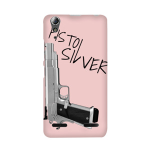 PISTOL SILVER CASE Casing HP