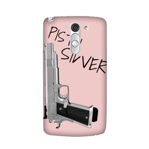 PISTOL SILVER CASE Casing HP