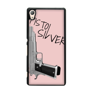 PISTOL SILVER CASE Casing HP