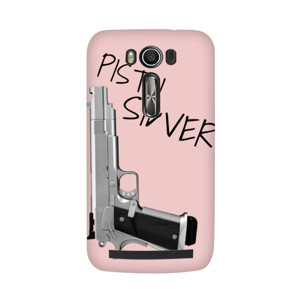 PISTOL SILVER CASE Casing HP