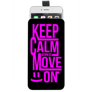 Sarung HP Pouch KEEP CALM AND MOVE ON 4