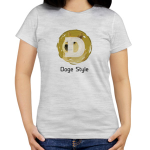 Kaos Kaos Crypto Dogecoin Style Custome