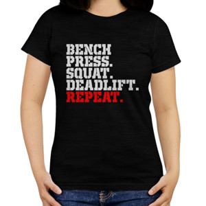 Kaos Bench press squat deadlift repeat