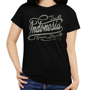 Kaos INDONESIA SINCE 45
