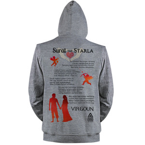 Jaket Hoodie Surat Cinta untuk STARLA -Virgoun