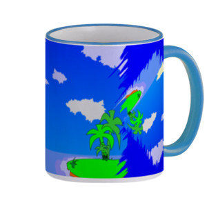 Mug Mug pantai view