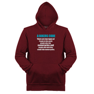 Jaket Hoodie Biker