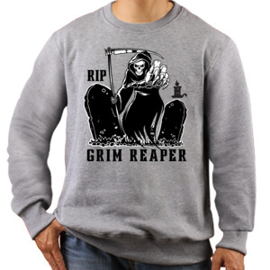 Jaket Sweater Grim Reaper