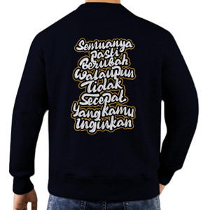 Jaket Sweater Kaos motivasi