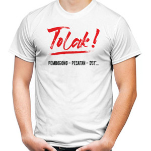 Kaos TOLAK....