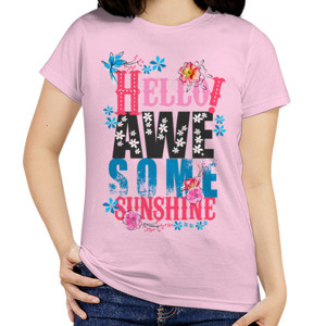 Kaos Hello Awesome Sunshine