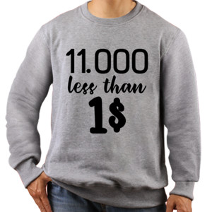 Jaket Sweater 11000 less than 1 $