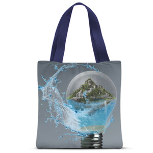 Tas Tote Fullprint tas bohlam