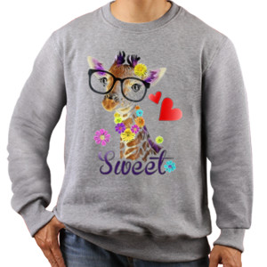Jaket Sweater Sweet Giraffe  
