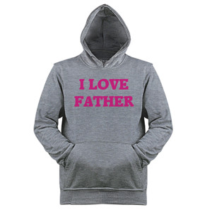 Jaket Hoodie Distro I Love Father
