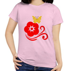 Kaos Flower Butterfly