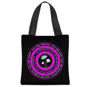 Tas Tote Fullprint SELF MOTIVATION 3