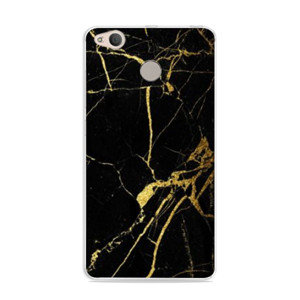 Casing HP Marble Black Gold