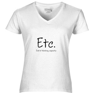 Kaos End of thinking capacity shirt