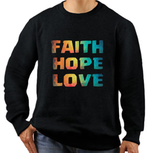 Jaket Sweater FAITH HOPE LOVE